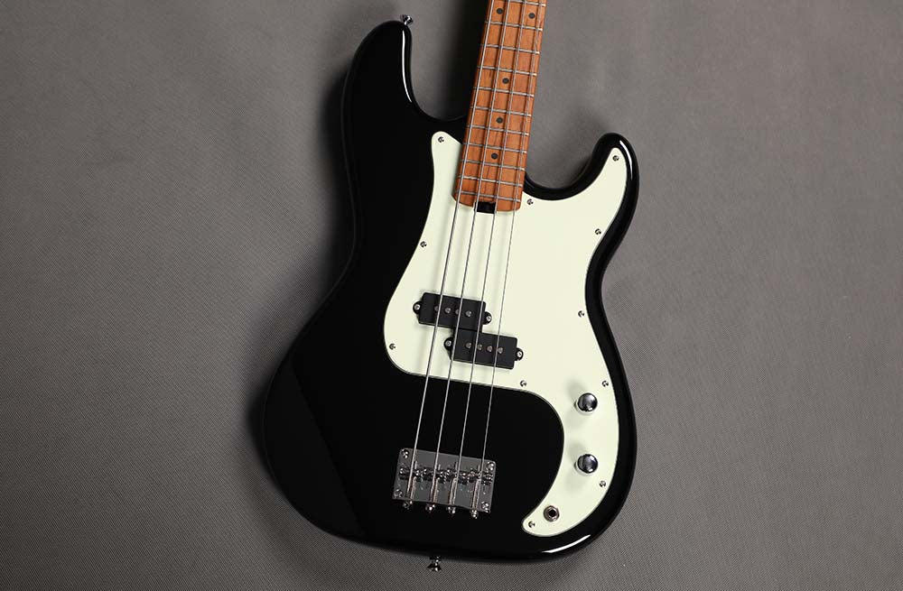Sqoe SPB600 Precision Bass Guitar, Black