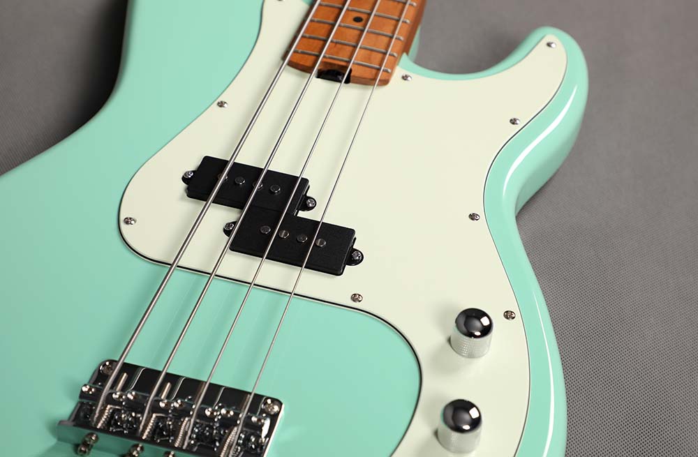 Sqoe SPB600 Precision Bass Guitar, Mint Green