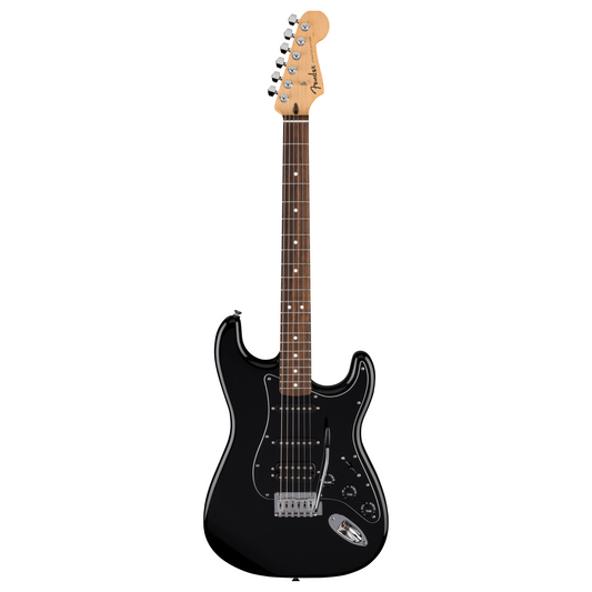 Fender Standard Stratocaster HSS Electric Guitar, Black