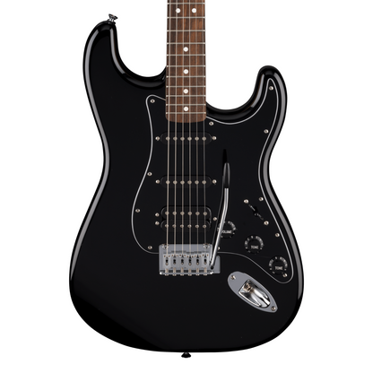 Fender Standard Stratocaster HSS Electric Guitar, Black