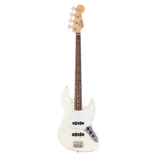 Fender Standard Jazz Bass Guitar, Olympic White