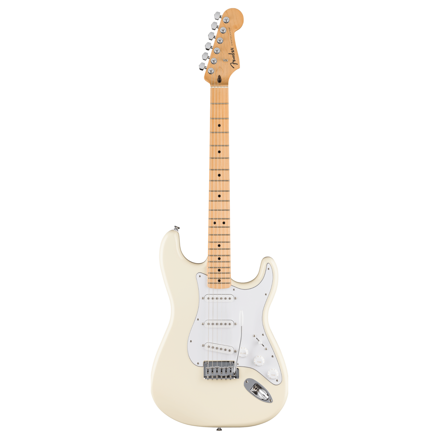 Fender Standard Stratocaster Electric Guitar, Olympic White