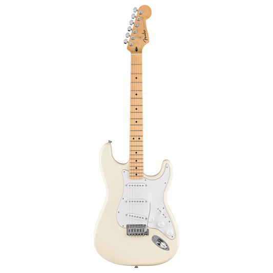 Fender Standard Stratocaster Electric Guitar, Olympic White