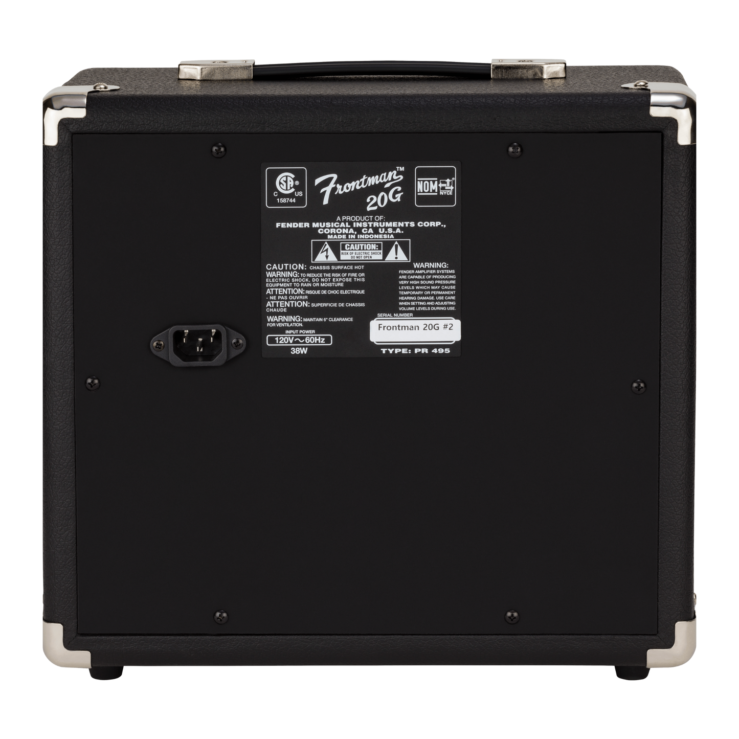 Fender Frontman 20G 20W Electric Guitar Combo Amplifier