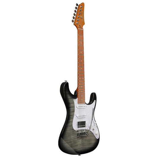 Ibanez AZ22S1F AZ Standard Series Electric Guitar, Transparent Black Sunburst