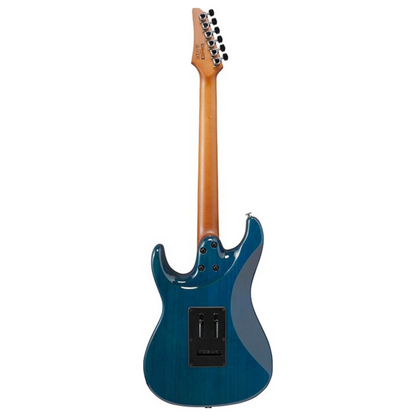Ibanez AZ22S1F AZ Standard Series Electric Guitar, Transparent Turquoise Sunburst