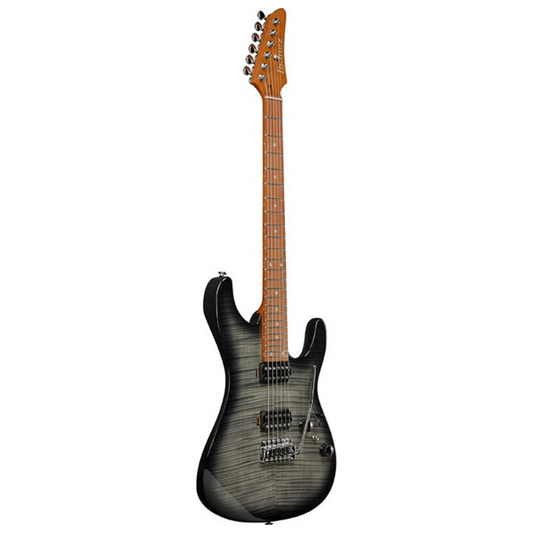 Ibanez AZ24S1F AZ Standard Series Electric Guitar, Transparent Black Sunburst