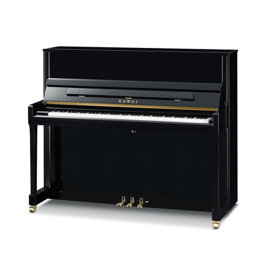 Kawai K300 Upright Piano (122cm Exam Model), Ebony Polish
