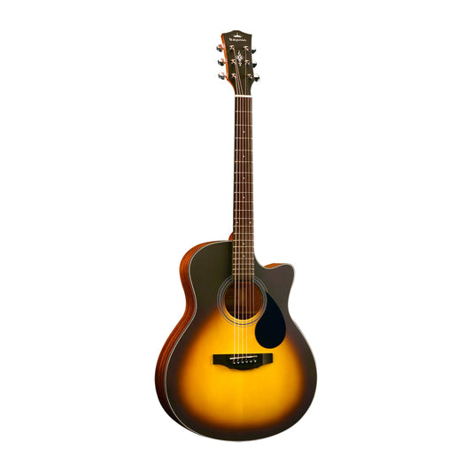 Kepma EAC Grand Auditorium Acoustic Guitar, Sunburst