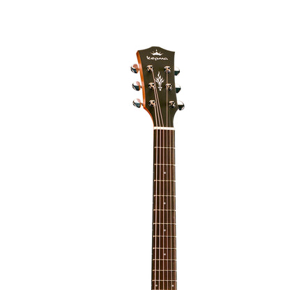 Kepma EAC Grand Auditorium Acoustic Guitar, Black