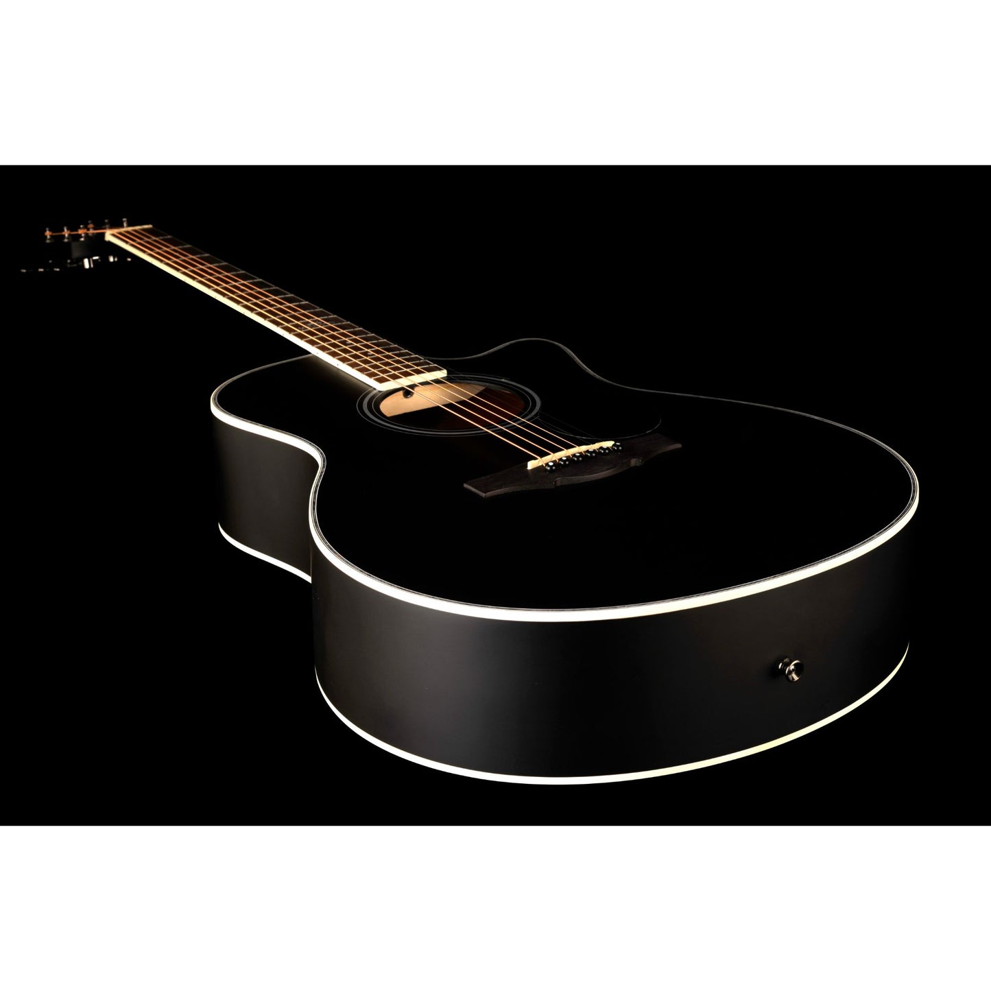 Kepma A1C Grand Auditorium Acoustic Guitar, Black
