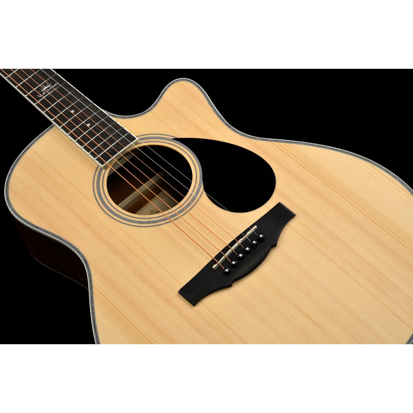 Kepma A1C Grand Auditorium Acoustic Guitar, Natural