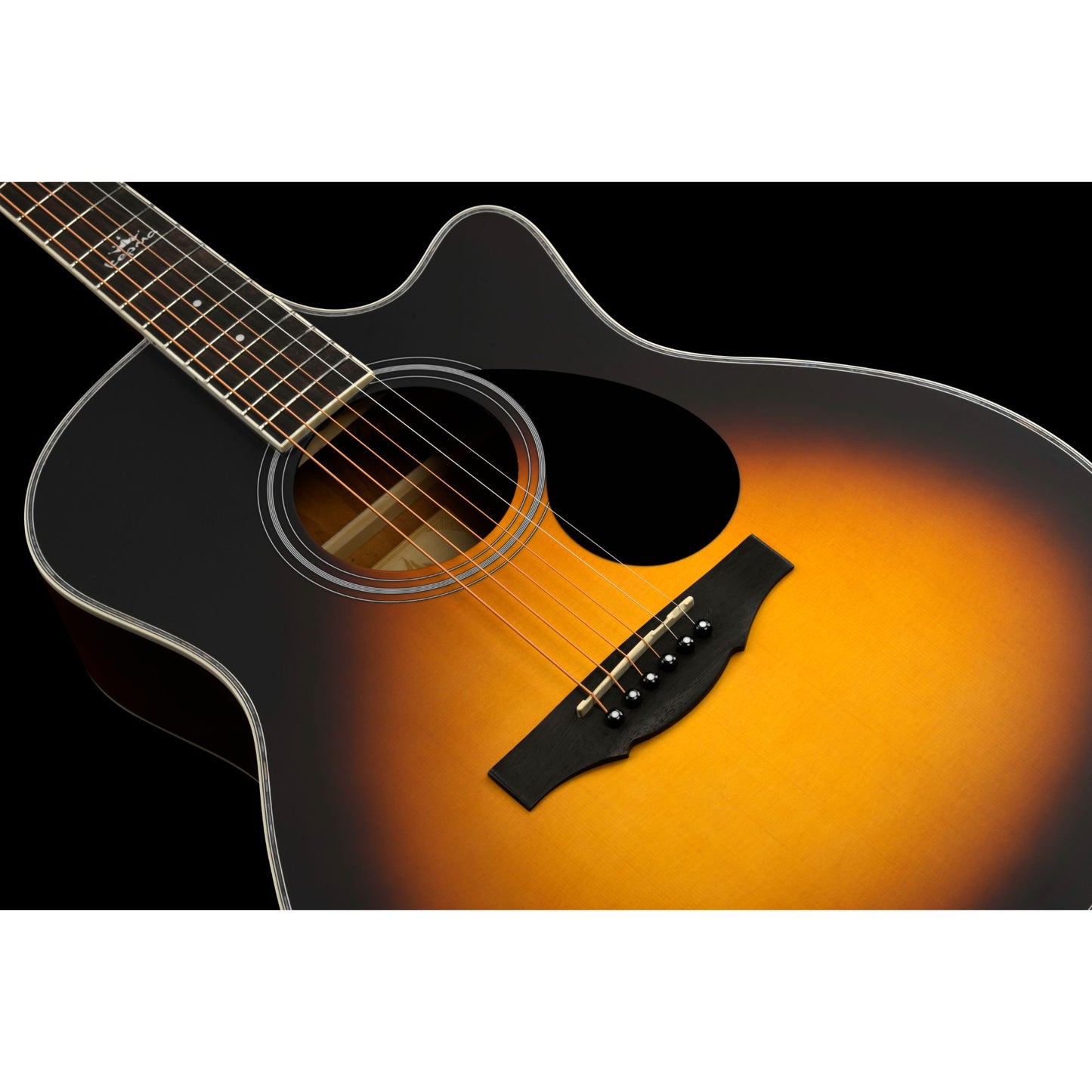 Kepma A1C Grand Auditorium Acoustic Guitar, Sunburst