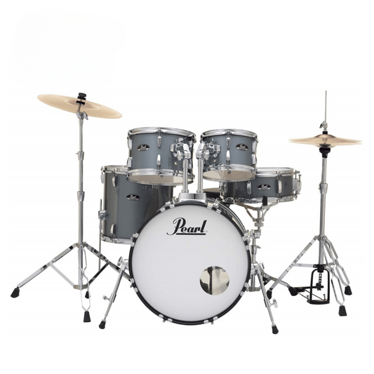 Pearl Roadshow Series 5-Piece Drum Set, Charcoal Metallic
