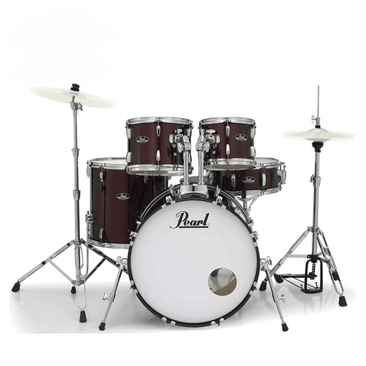 Pearl Roadshow Series 5-Piece Drum Set, Red Wine