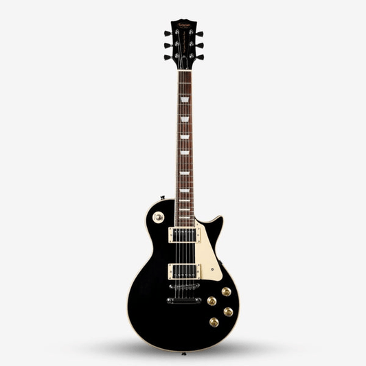 Sqoe SELP100 Les Paul Electric Guitar,  Black
