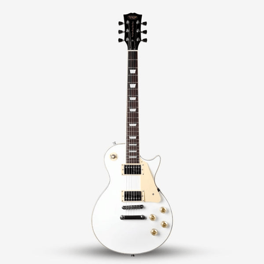 Sqoe SELP100 Les Paul Electric Guitar, White