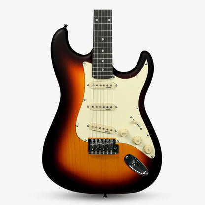 Sqoe SEST202 Stratocaster Electric Guitar, Sunburst