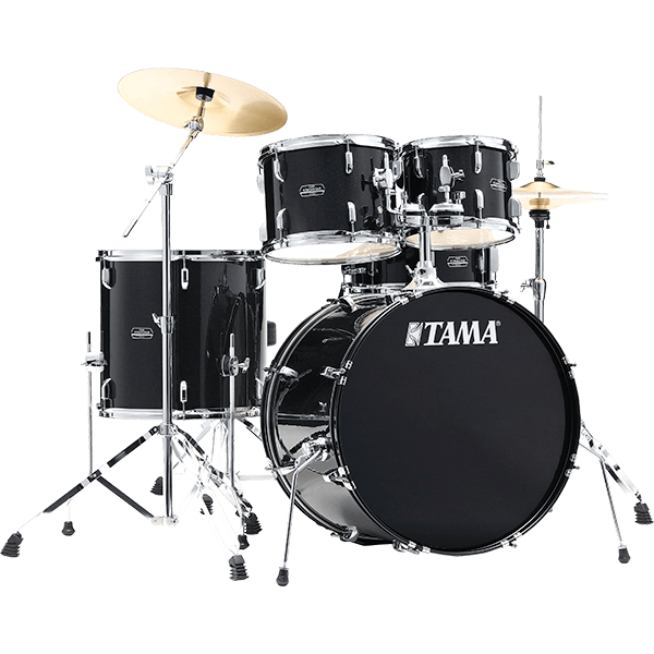 TAMA Stagestar Series 5-Piece Drum Set, Black Night Sparkle