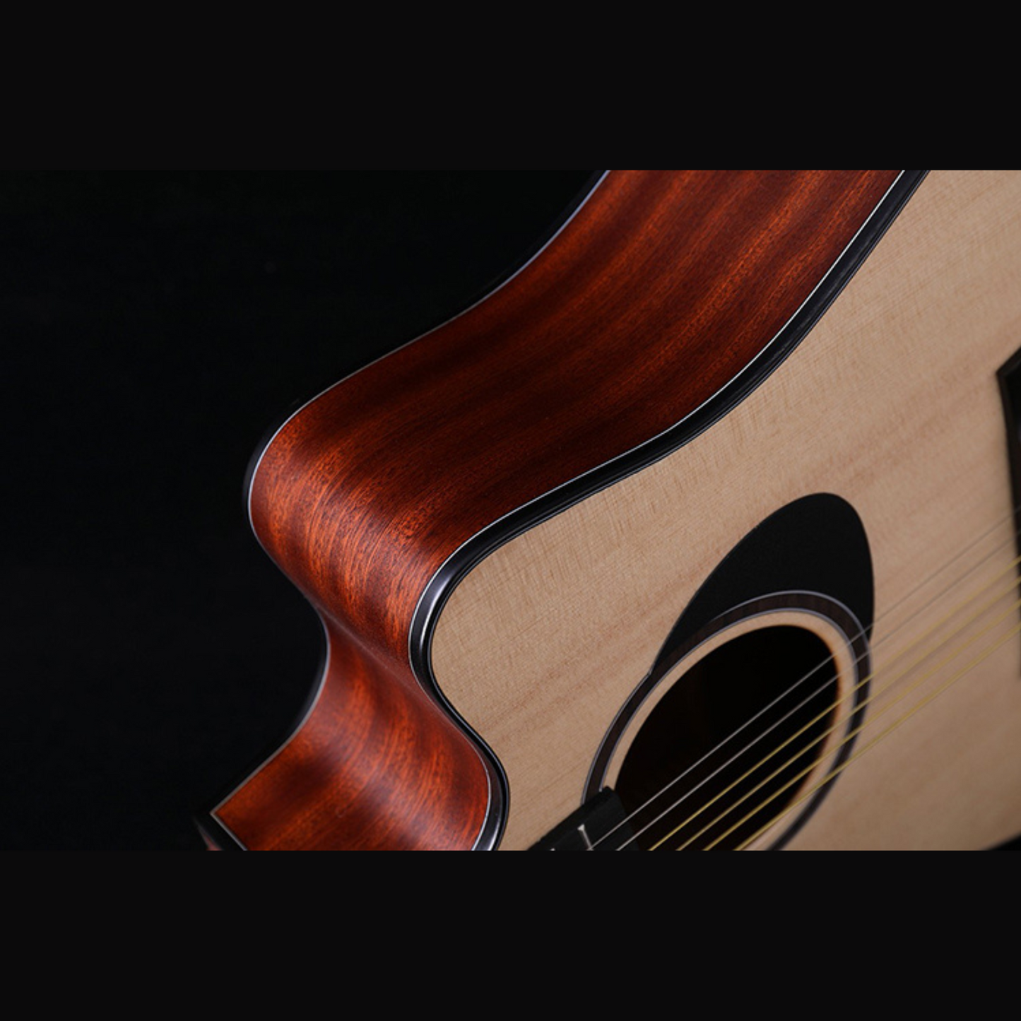 Caesar WL-800 Solid Top Acoustic Guitar