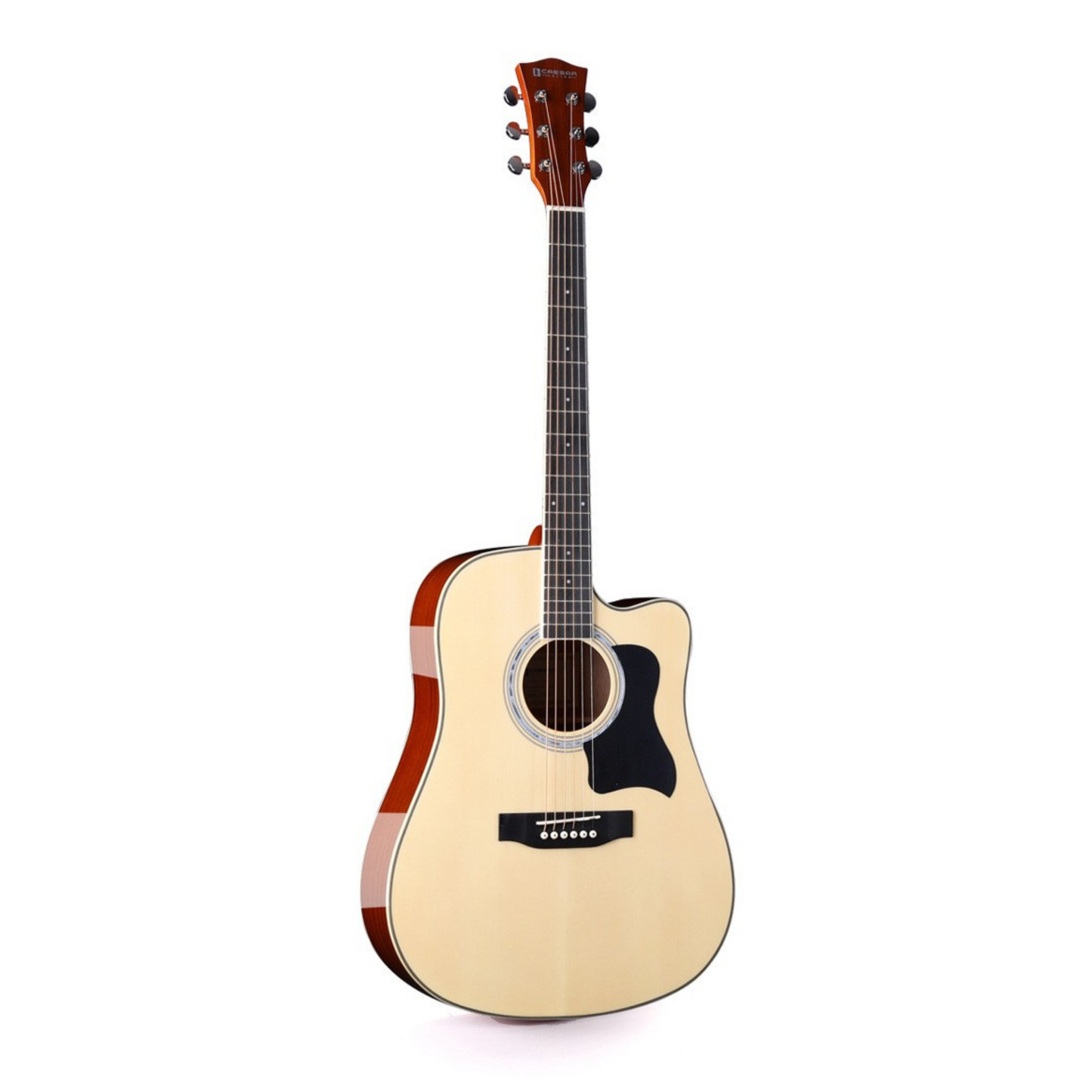 Caesar X-416C Beginner Acoustic Guitar, Natural