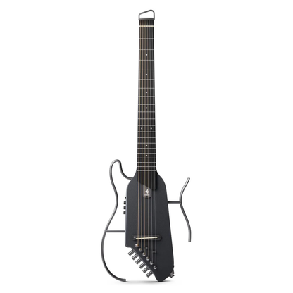 Donner HUSH-I Acoustic-Electric Guitar, Black