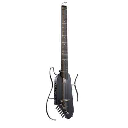Donner HUSH-I Acoustic-Electric Guitar, Black