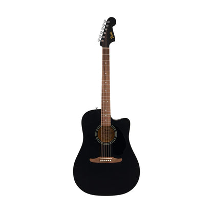Fender California Debut Redondo CE Series Acoustic Guitar, Black