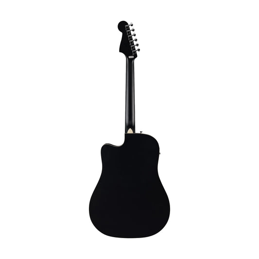 Fender California Debut Redondo CE Series Acoustic Guitar, Black