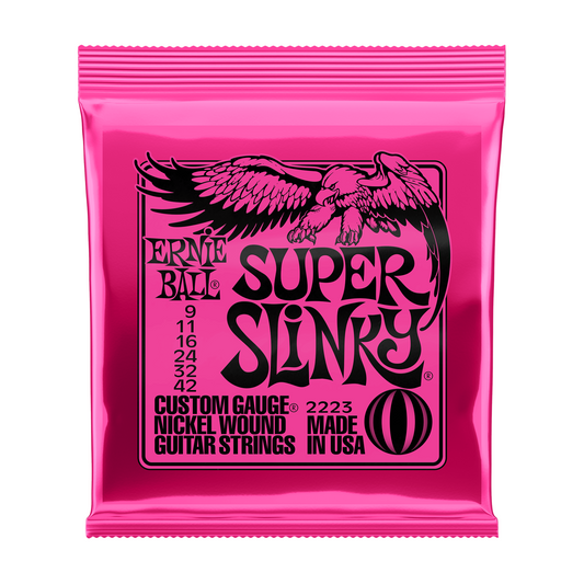 Super Slinky Nickel Wound Electric Guitar Strings 9-42 Gauge