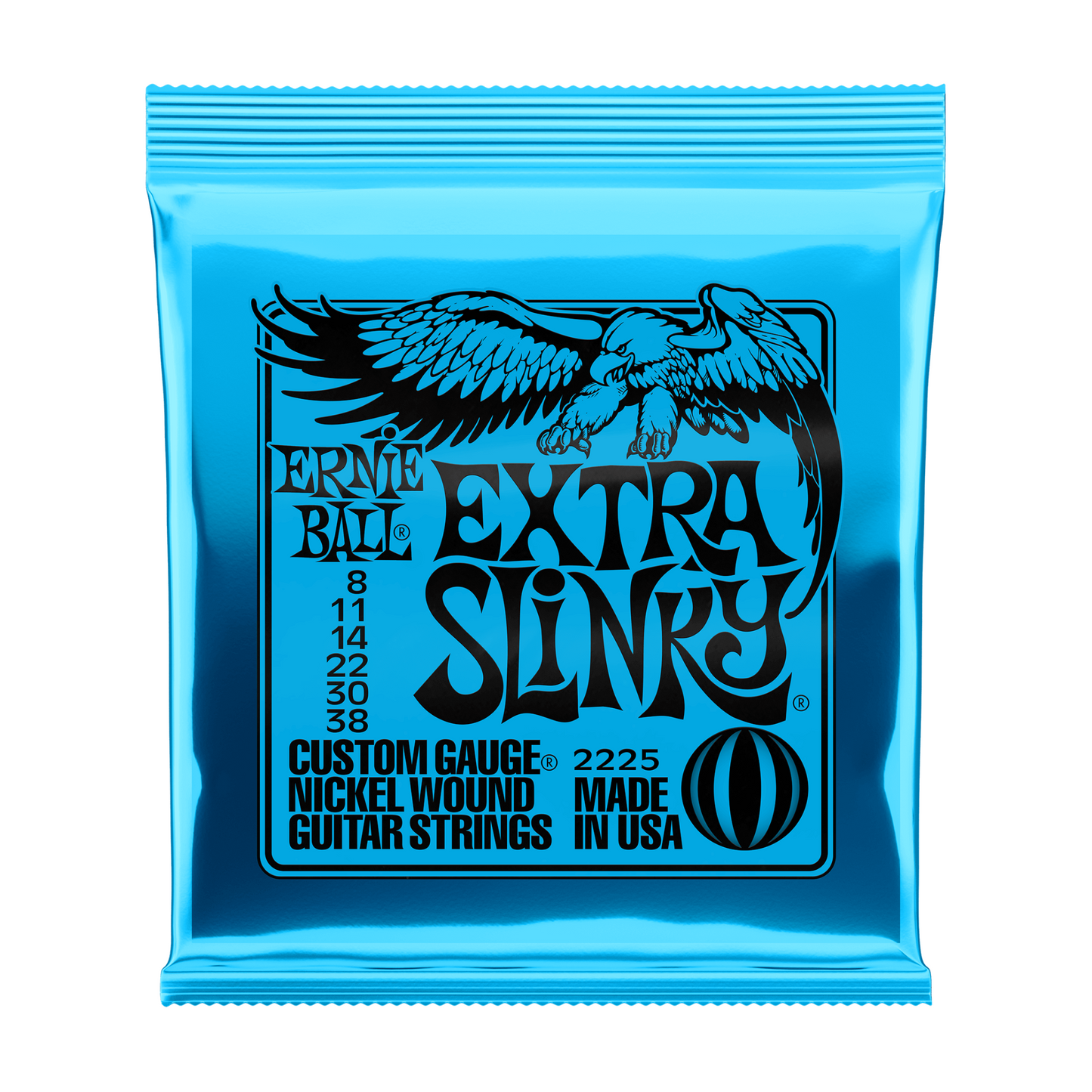 Extra Slinky Nickel Wound Electric Guitar Strings 8-38 Gauge