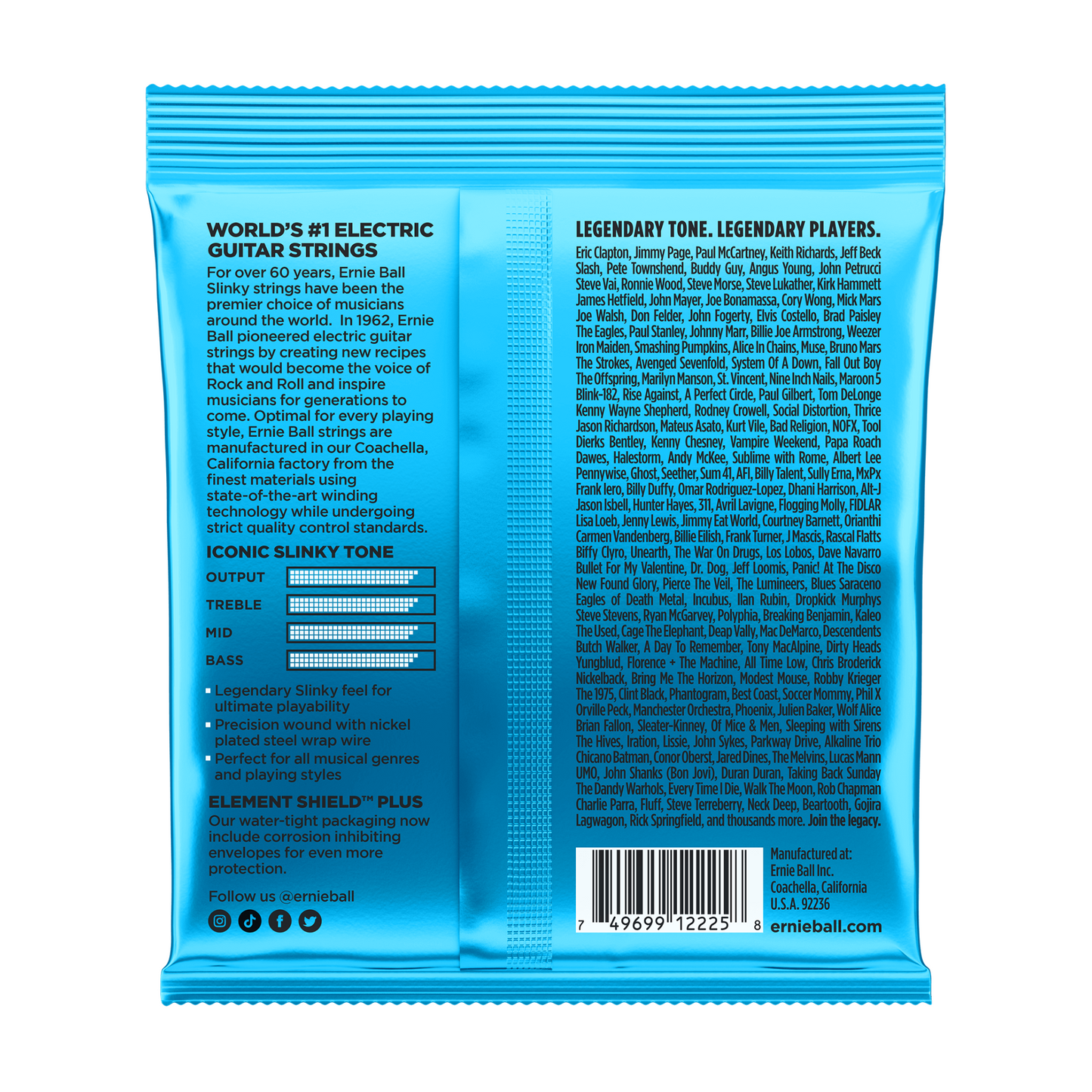 Extra Slinky Nickel Wound Electric Guitar Strings 8-38 Gauge
