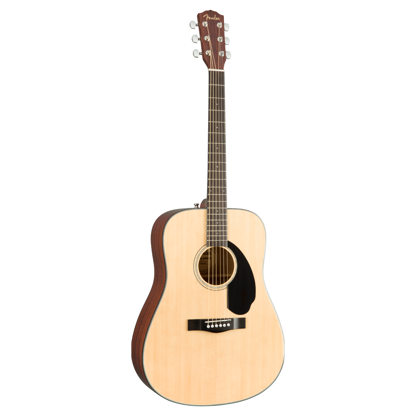 Fender CD-60S Dreadnought Solid Top Acoustic Guitar, Natural