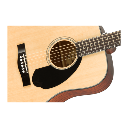 Fender CD-60S Dreadnought Solid Top Acoustic Guitar, Natural