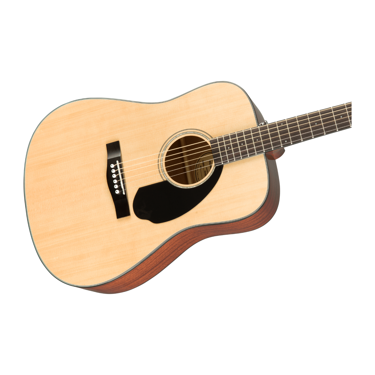 Fender CD-60S Dreadnought Solid Top Acoustic Guitar, Natural