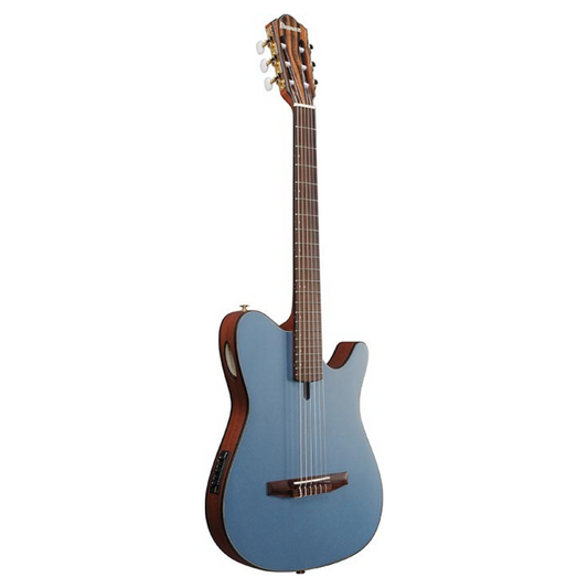 Ibanez FRH10N FRH Series Acoustic Electric Guitar, Indigo Blue Metallic Flat