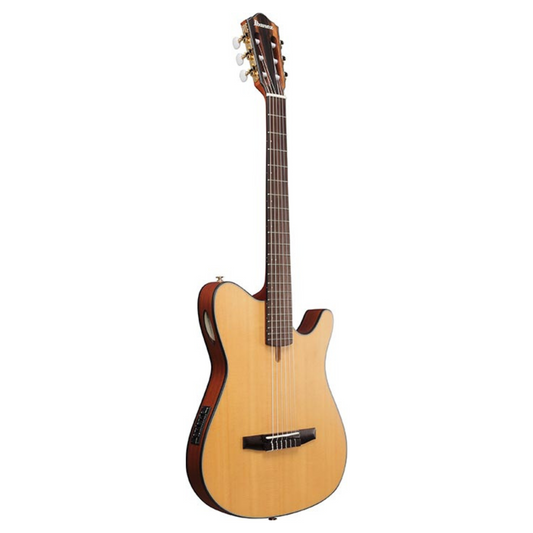 Ibanez FRH10N FRH Series Acoustic Electric Guitar, Natural Flat