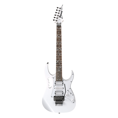 Ibanez JEMJR-WH Steve Vai Signature JEM Series Electric Guitar, White