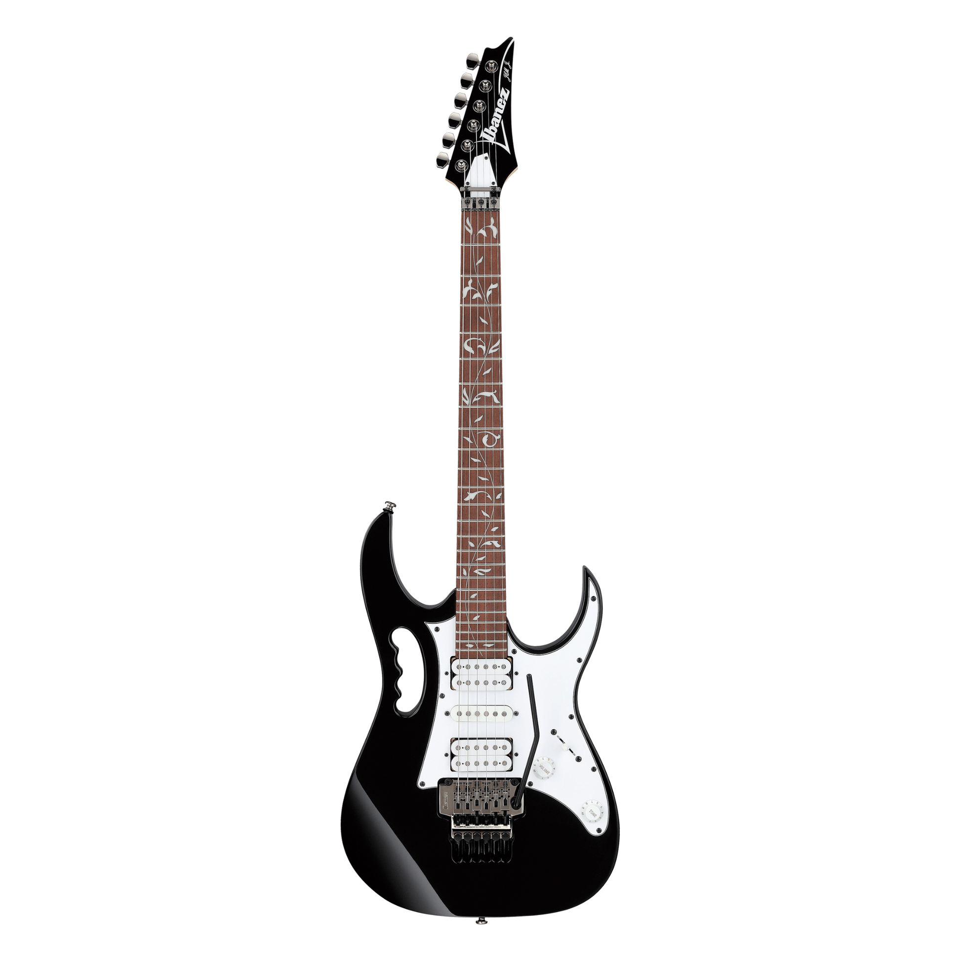 Ibanez JEMJR-BK Steve Vai Signature JEM Series Electric Guitar, Black