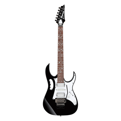 Ibanez JEMJR-BK Steve Vai Signature JEM Series Electric Guitar, Black