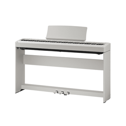 Kawai ES120 88-key Digital Piano With Wooden Stand & Pedal, Light Grey