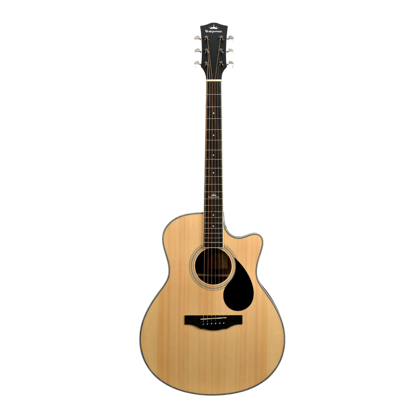 Kepma A1C Grand Auditorium Acoustic Guitar, Natural