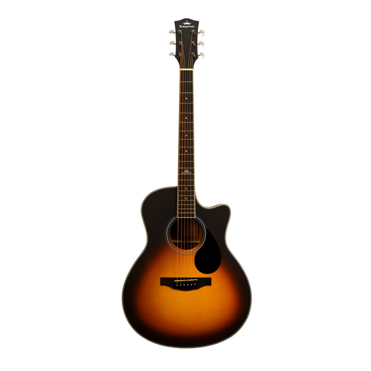 Kepma A1C Grand Auditorium Acoustic Guitar, Sunburst