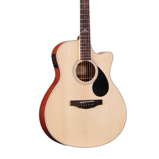 Kepma A1CE Grand Auditorium Electric-Acoustic Guitar w/ K1 EQ, Natural