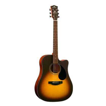 Kepma EDC Dreadnought Acoustic Guitar, Sunburst