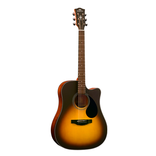 Kepma EDC Dreadnought Acoustic Guitar, Sunburst
