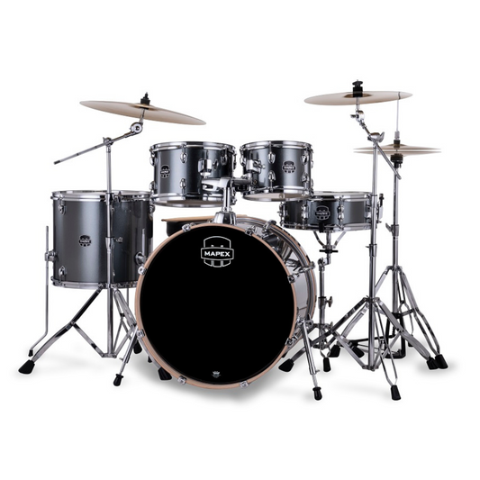 Mapex Venus 5-Pcs Acoustic Drum Kit, Steel Blue Metalic