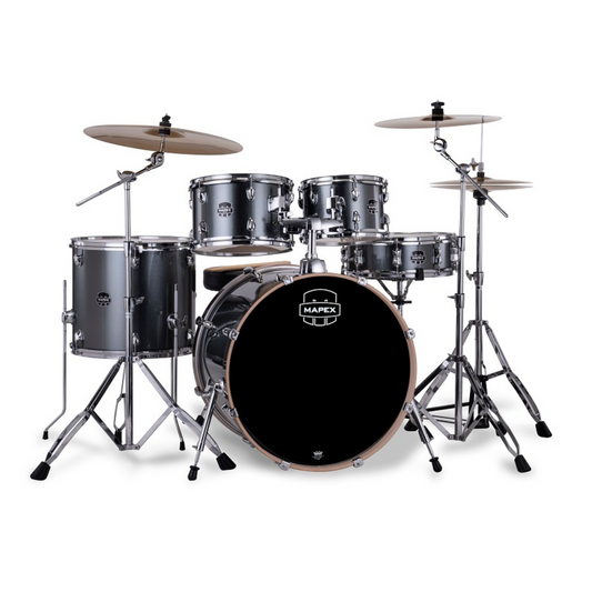 Mapex Venus 5-Pcs Acoustic Drum Kit, Steel Blue Metalic