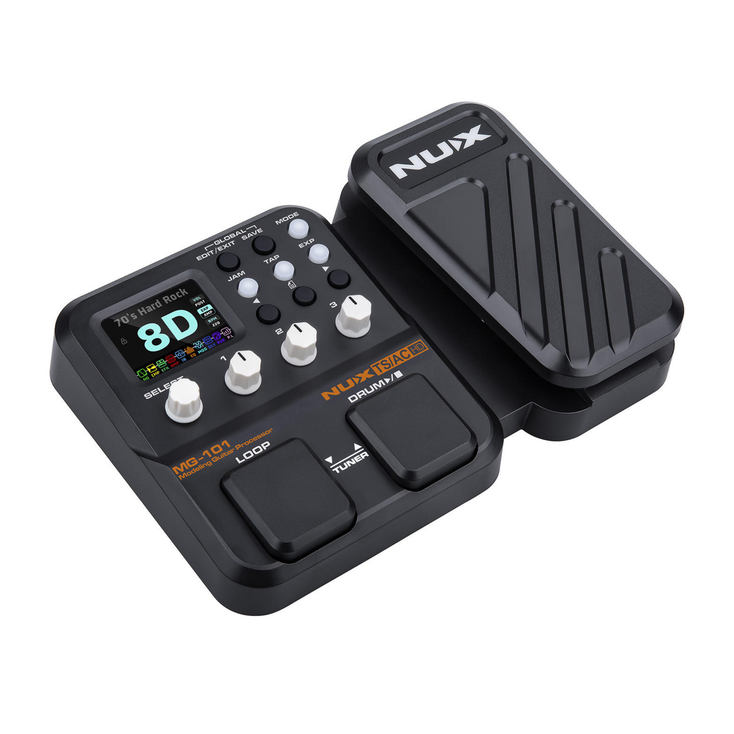 NUX MG-101 Modelling Guitar Processor Multi-Effect Pedal