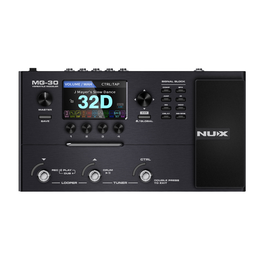 NUX MG-30 Versatile Modeler Guitar Multi-Effect Pedal